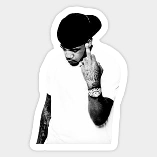 Lloyd Banks Middle Finger Sticker